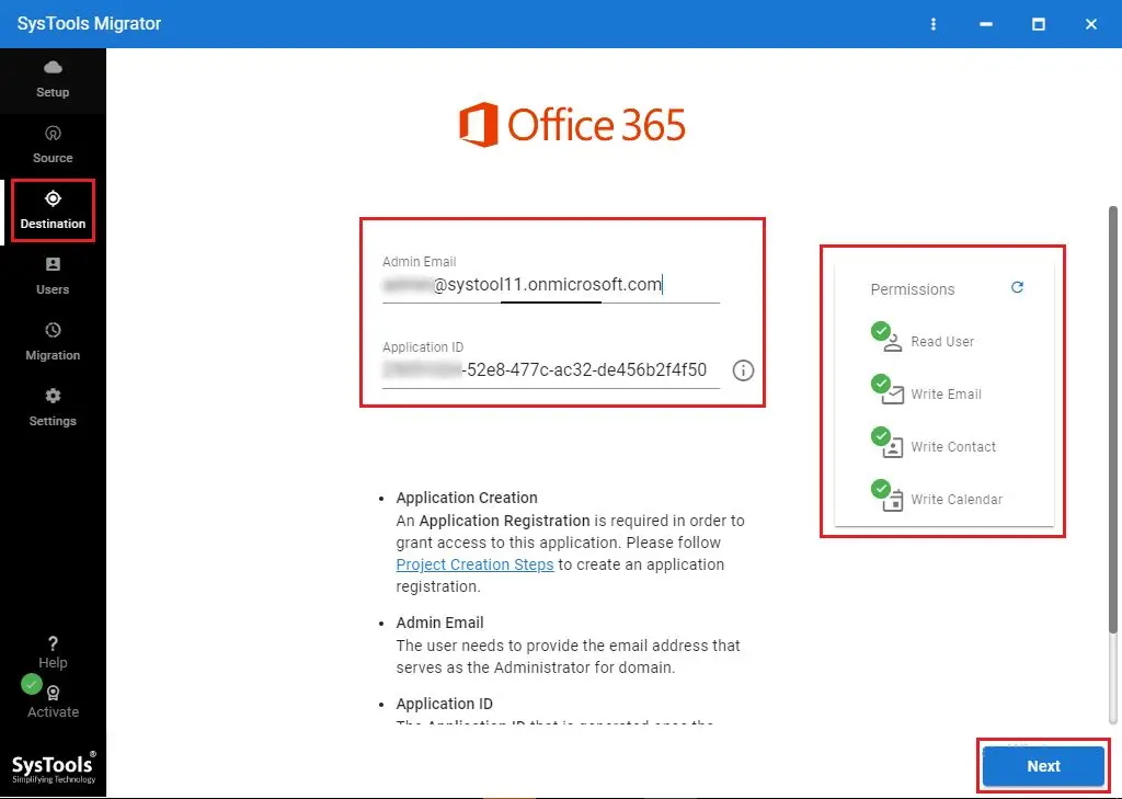 Office 365 Credentials