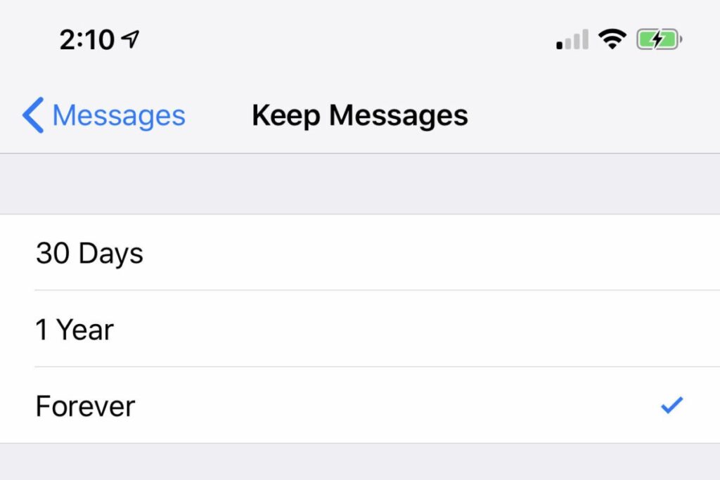 how to clear iphone other storage in keep message time