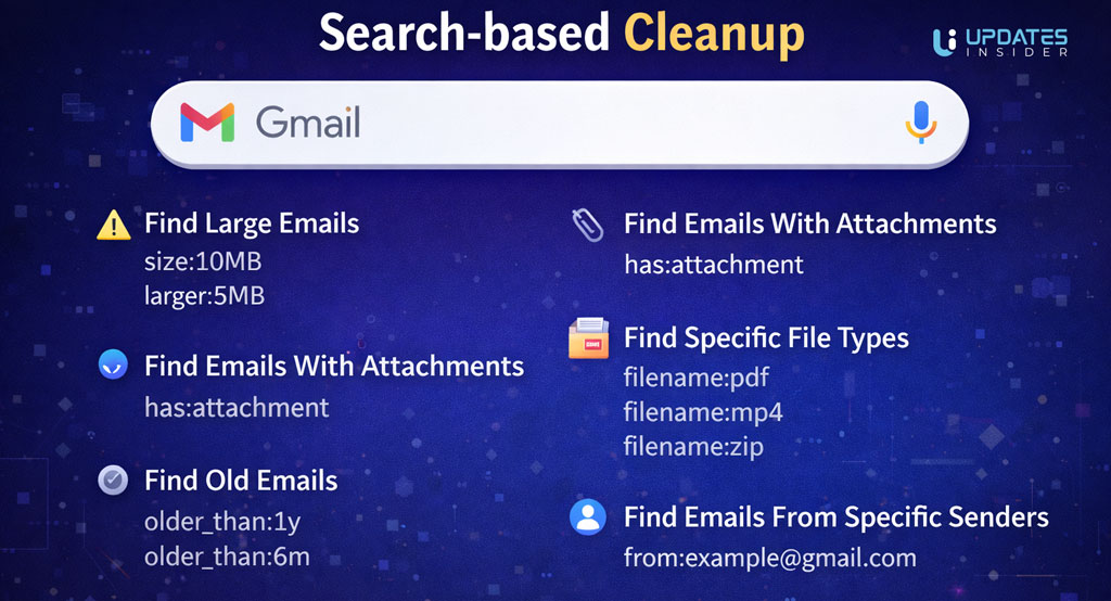 Gmail Search-based cleanup